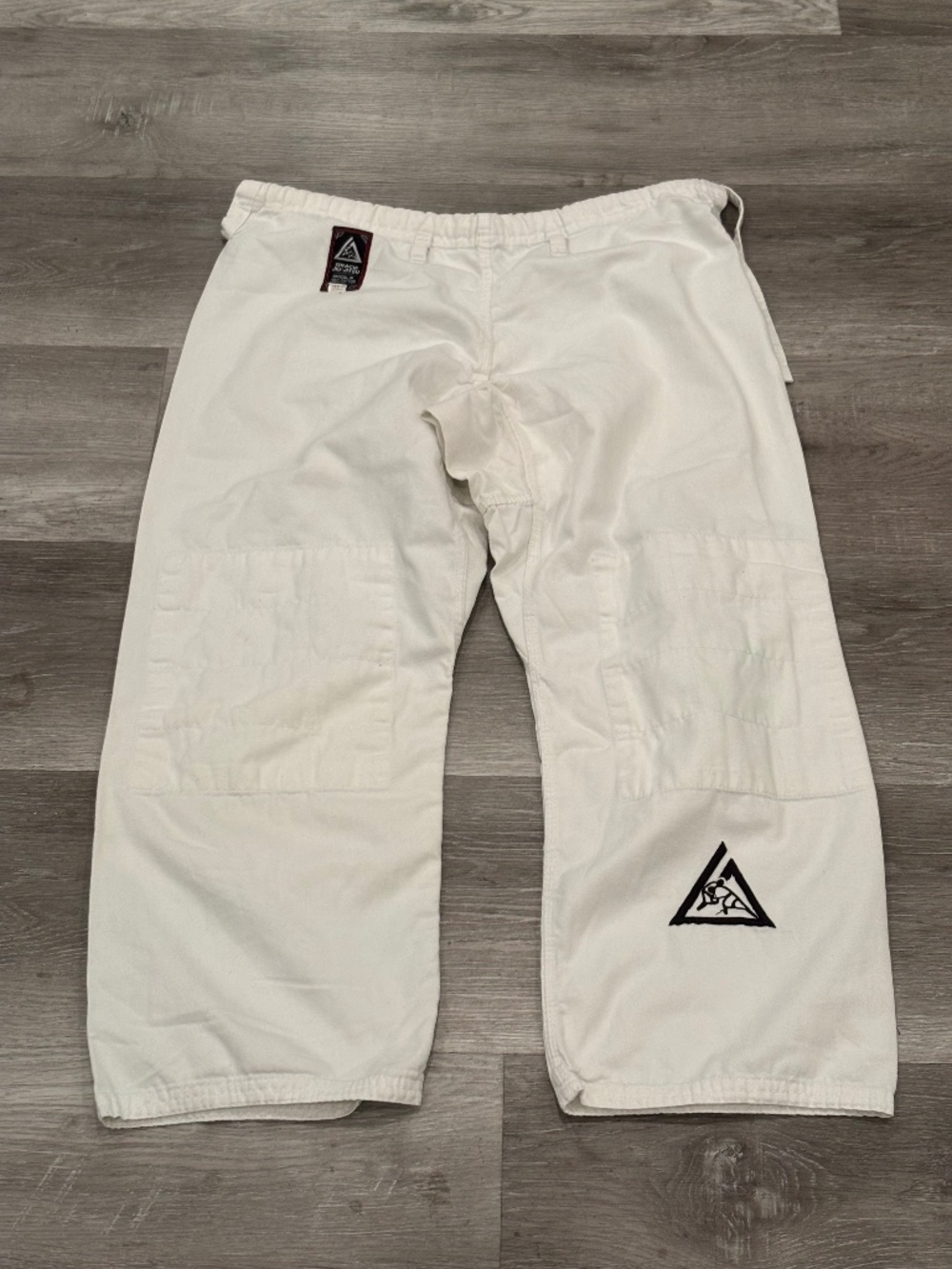 Gracie Jiu-Jitsu Gi Pants White Cotton BJJ Training Martial Arts Adult 4/170